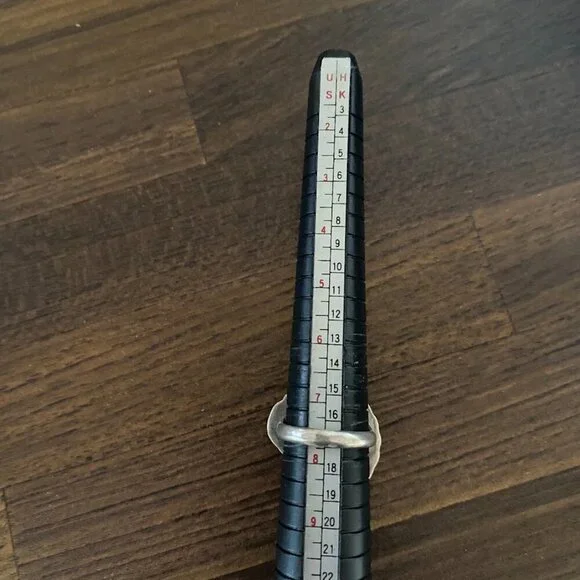 Native American Sleeping Beauty Turquoise Sterling Silver Ring - Size 7.5 - Picture 6 of 7